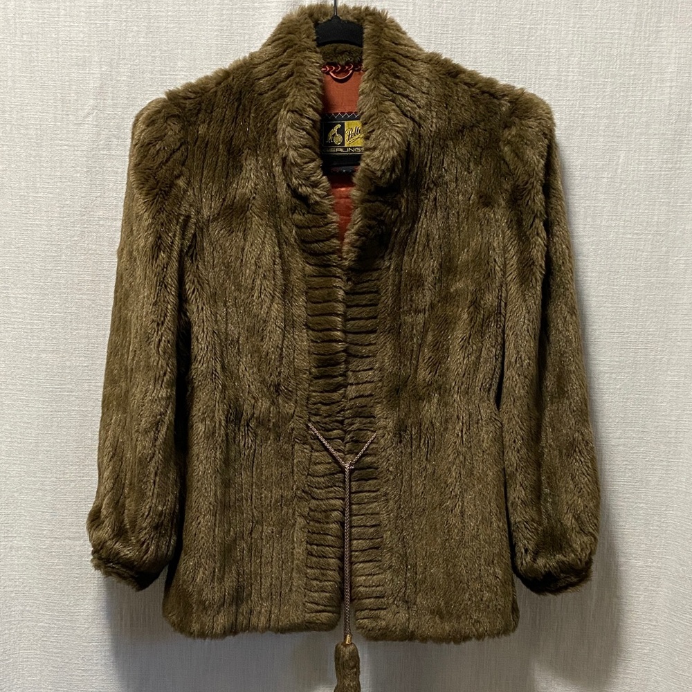 Vintage Luxury Faux Fur Jacket